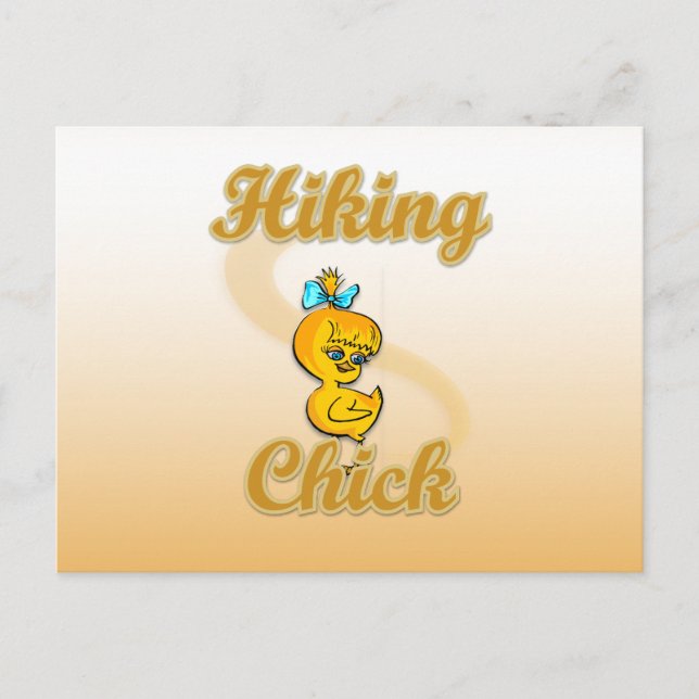 Hiking Chick Postcard (Front)