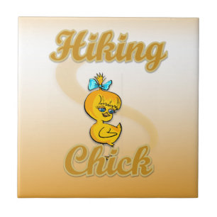 Hiking Chick Tile
