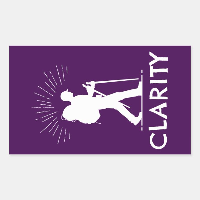 Hiking Clarity Sticker (Front)
