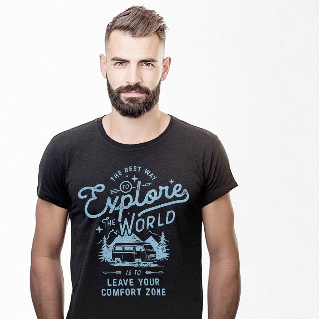 Hiking Comfort Zone Vintage Clever T-Shirt (Hiking Comfort Zone Vintage Clever T-Shirt)
