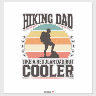 Hiking Dad Vintage Cooler Shirt Design_1