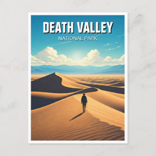 Hiking Death Valley National Park Souvenir Postcard