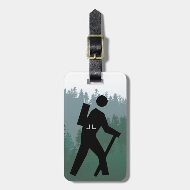Hiking Design Luggage Tag (Front Vertical)