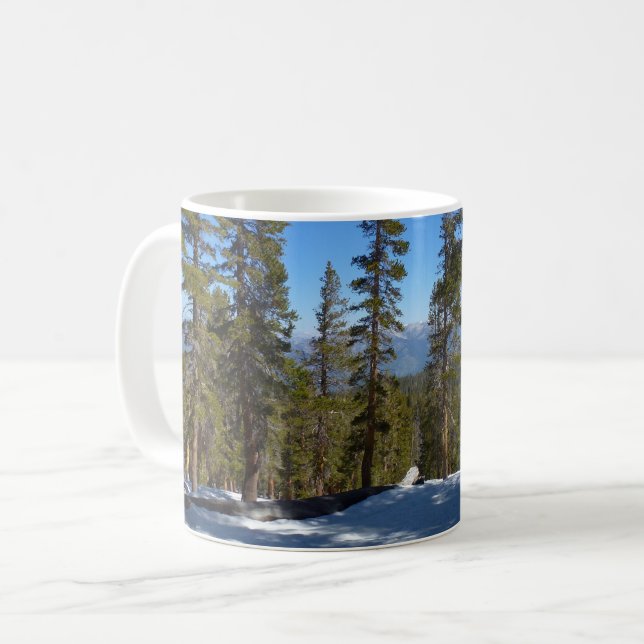 Hiking Down from Mitchell Peak at Sequoia Coffee Mug (Front Left)