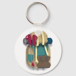 Hiking Equipment Keychain