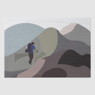 Hiking Explore Mountains Adventure Hiking  Tissue Paper