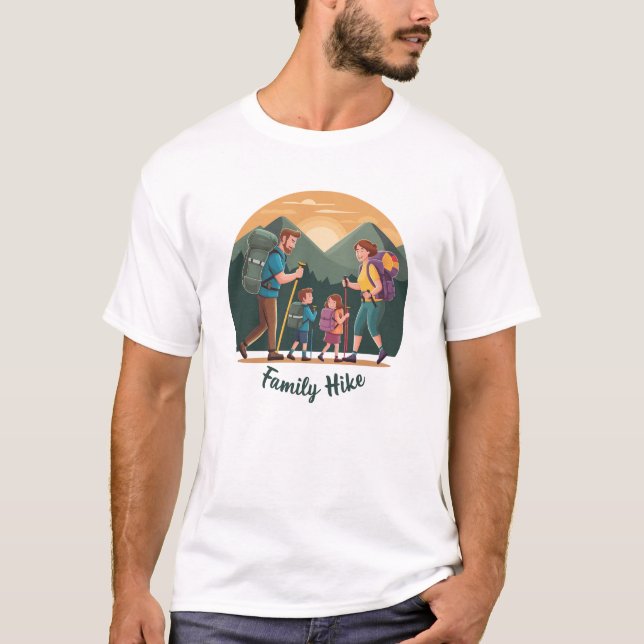 hiking family T-Shirt (Front)