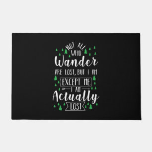 Hiking Funny Saying Doormat