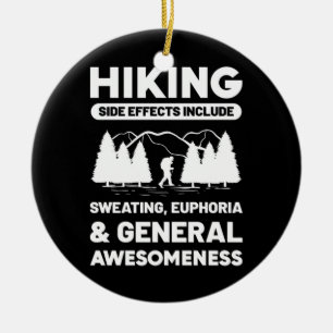 Hiking General Awesomeness Ceramic Ornament
