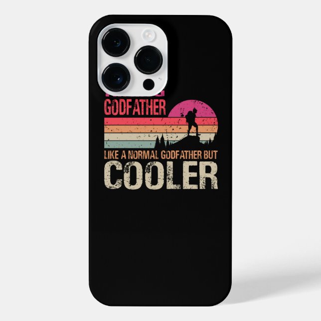 Hiking Godfather Like A Normal Godfather But Coole iPhone Case (Back)