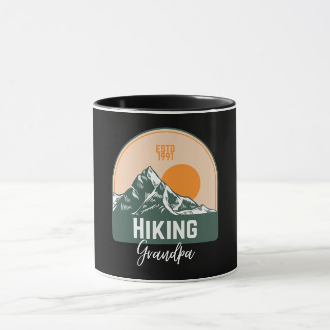 Hiking Grandpa Mug (Center)