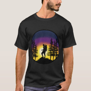 Hiking Graphic Tees for Women Nature Pine Tree