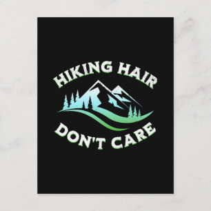 Hiking Hair Don't Care Enclosure Card