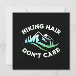 Hiking Hair Don't Care Invitation