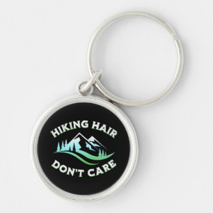 Hiking Hair Don't Care Keychain