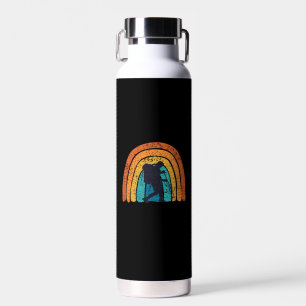Hiking Hiker Retro Water Bottle