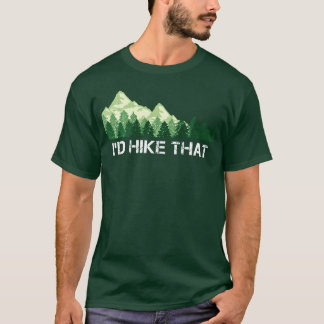 Hiking Id Hikehat Outr Camping friends T-Shirt