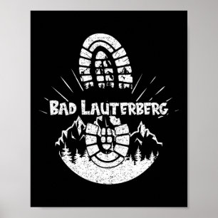 Hiking In Bad Lauterberg Germany Vacation Hiker  Poster