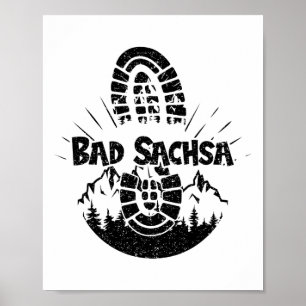 Hiking In Bad Sachsa Germany Vacation Hiker Poster