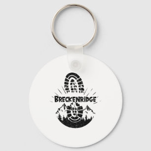 Hiking In Breckenridge Usa Vacation Ski Keychain