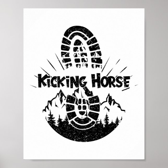 Hiking In Kicking Horse Vacation Ski  Poster (Front)