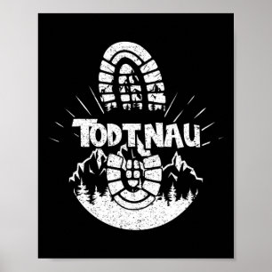 Hiking In Todtnau Germany Vacation Hiker  Poster
