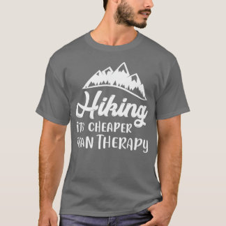 Hiking Is My Therapy Hiking Gift Premium T-Shirt