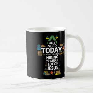 Hiking Jesus Christ Religion Christian Hiker Chris Coffee Mug