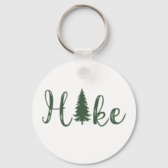 hiking lover keychain (Front)