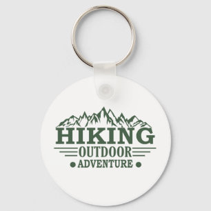 hiking lover keychain