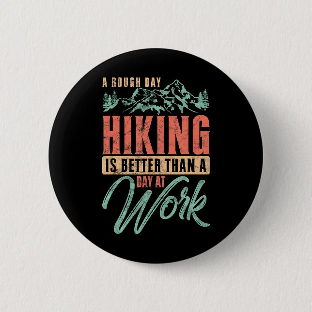 Hiking Lover Outdoor Nature 2 Inch Round Button (Front)