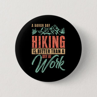 Hiking Lover Outdoor Nature 2 Inch Round Button