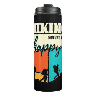 Hiking Makes Me Happy Thermal Tumbler