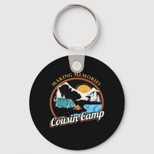 Hiking Memories Cousin Camp Keychain