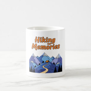 "Hiking Memories" Whimsical Mountain Camping Magic Mug