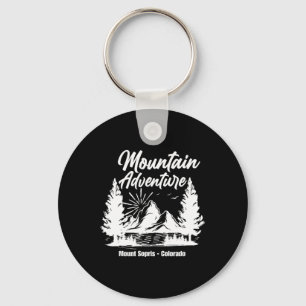 Hiking Mount Sopris - Colorado Mountain Climbing T Keychain
