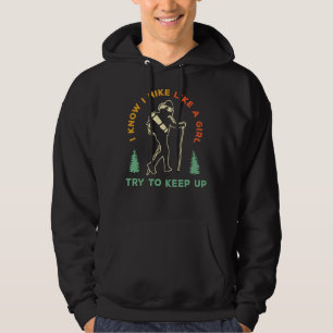 Hiking Mountain Girls Hiking Mountain HikingHike R Hoodie