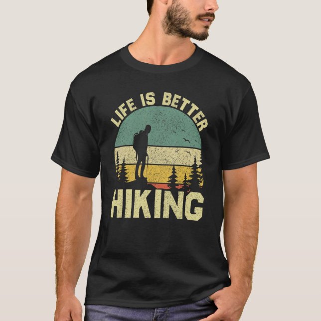 Hiking Nature Adventure  Hiking T-Shirt (Front)