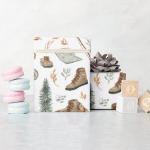 Hiking & Nature Outdoor Camping Adventure Travel  Wrapping Paper