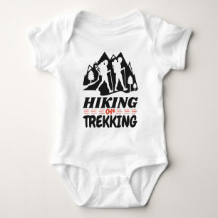 Hiking or Trekking Baby Bodysuit