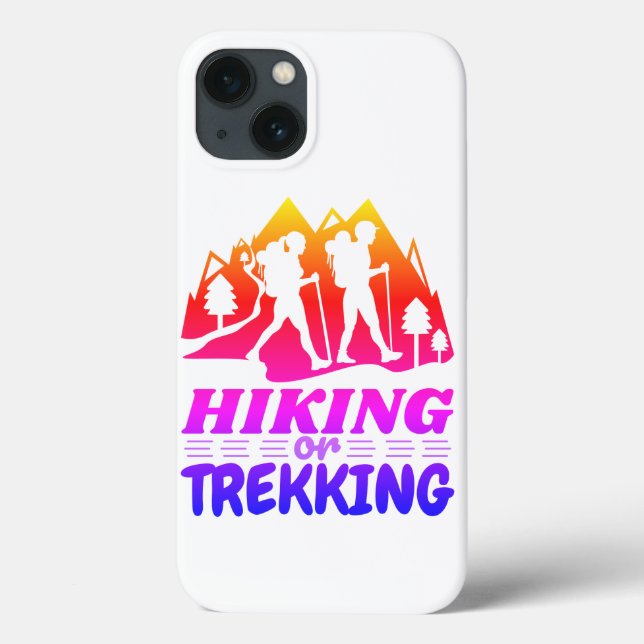 Hiking or Trekking Case-Mate iPhone Case (Back)