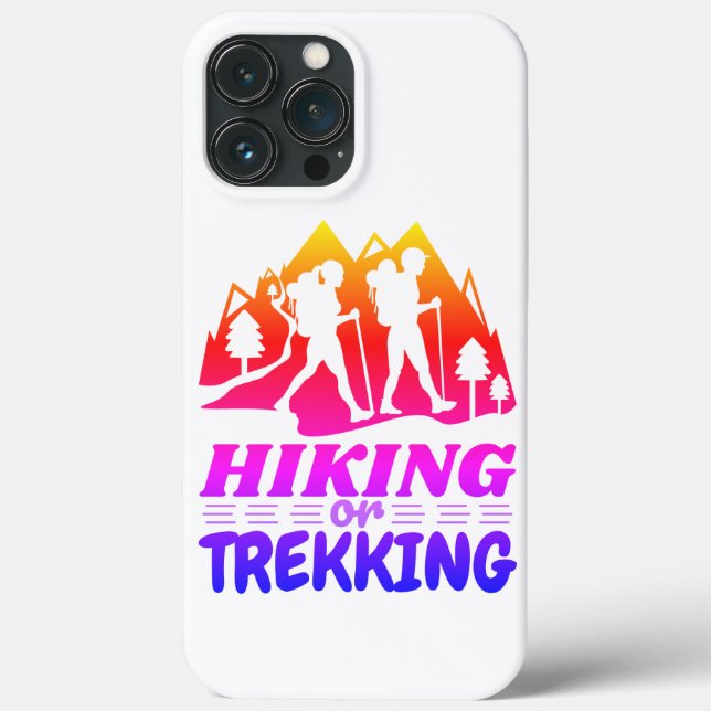 Hiking or Trekking Case-Mate iPhone Case (Back)