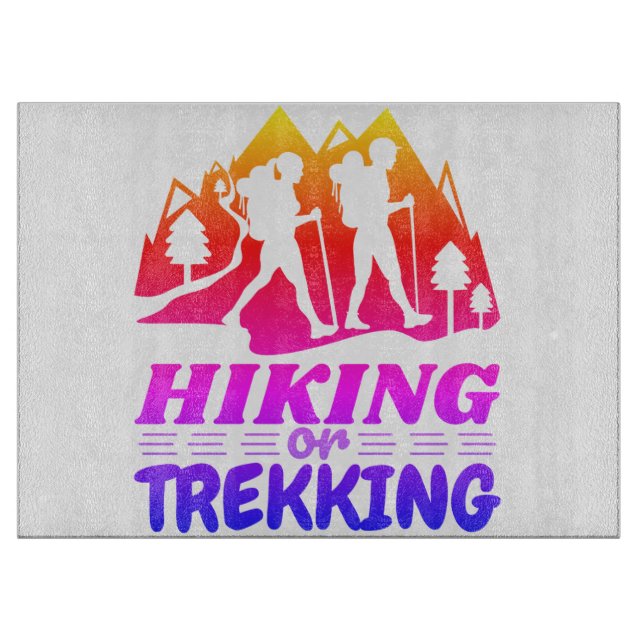 Hiking or Trekking Cutting Board (Front)