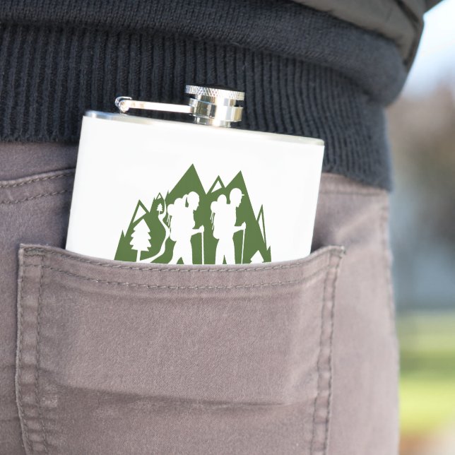 Hiking or Trekking Hip Flask (In Situ)