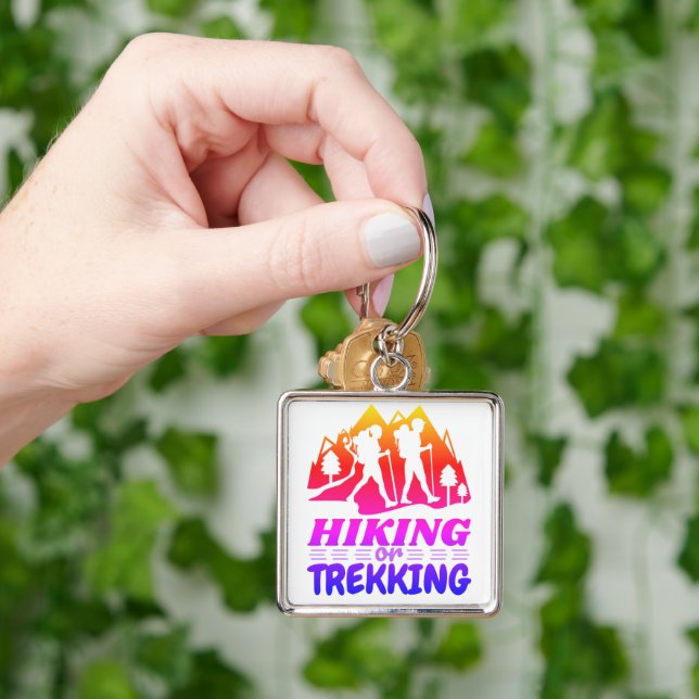 Hiking or Trekking Keychain (Hand)
