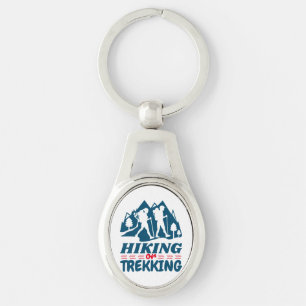 Hiking or Trekking Keychain