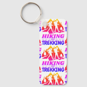 Hiking or Trekking Keychain