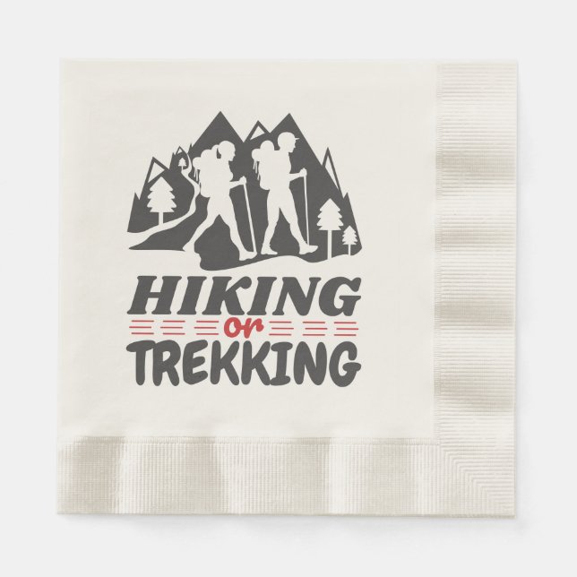 Hiking or Trekking Napkin (Front)