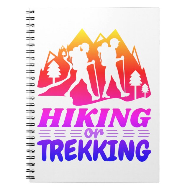 Hiking or Trekking Notebook (Front)
