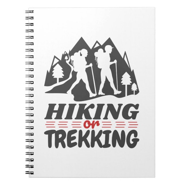 Hiking or Trekking Notebook (Front)